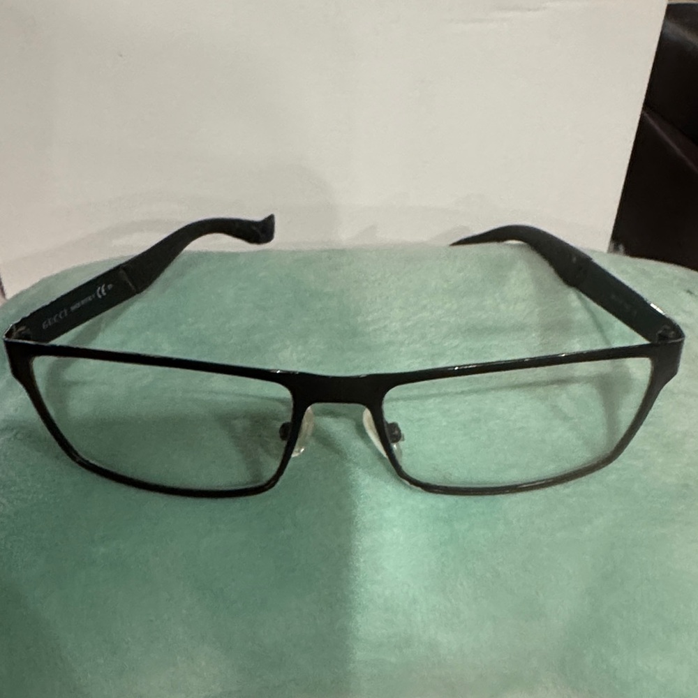 Gucci Black Metal Frame Designer Eyewear